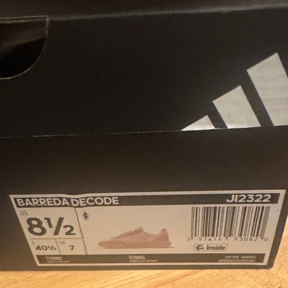 Adidas Women's Barreda Decode Soft Pink and White Sneakers - Picture 3 of 5